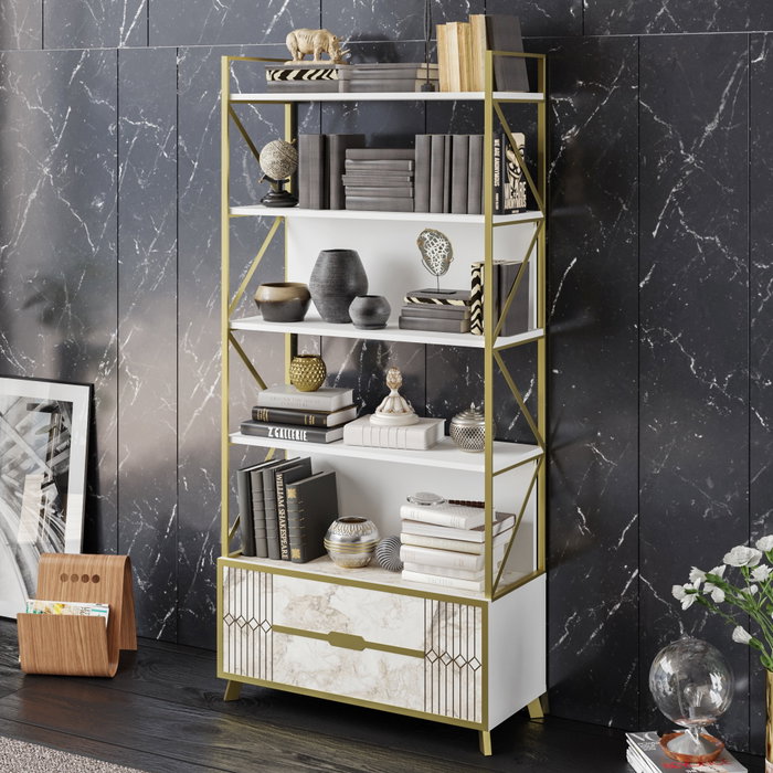 Hanah Home Frida Estantería Blanca Hanah Home Frida Estantería Blanca